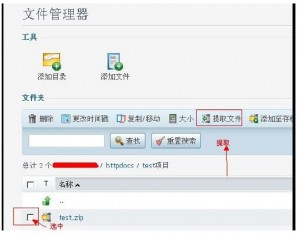 ResellClub Plesk面板解压上传的压缩文件方法二
