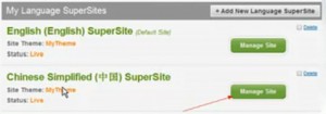 SuperSite默认语言